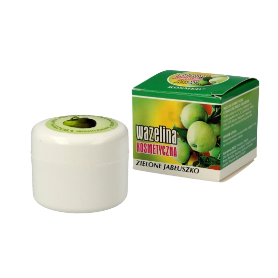 Kosmed Wazelina kosmetyczna aromatyzowana - Zielone Jabłuszko 15ml