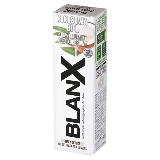 Naturalna Pasta Wybielająca BLANX z Olejem Kokosowym 75ml