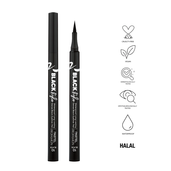 PASTEL Pro Fashion Black Styler Eyeliner w pisaku czarny 1.1ml