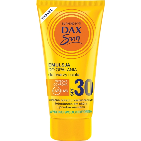 Dax Sun Emulsja do opalania d twarzy i ciała SPF 30 travel-50ml