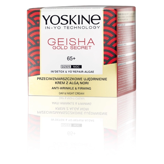 Yoskine Geisha Gold Secret 65+ Krem przeciwzmarszczkowe ujędrnienie na dzień i noc  50ml