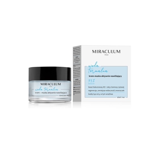 Miraculum Woda Termalna Krem-maska aktywnie nawilżający na dzień i noc  50ml