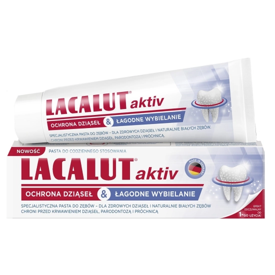 LABOVITAL .LACALUT pasta 75ml AKTIV Wybielanie&