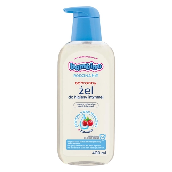 NIVEA BAMBINO  RODZINA Intymna Żel 400ml Żurawina&