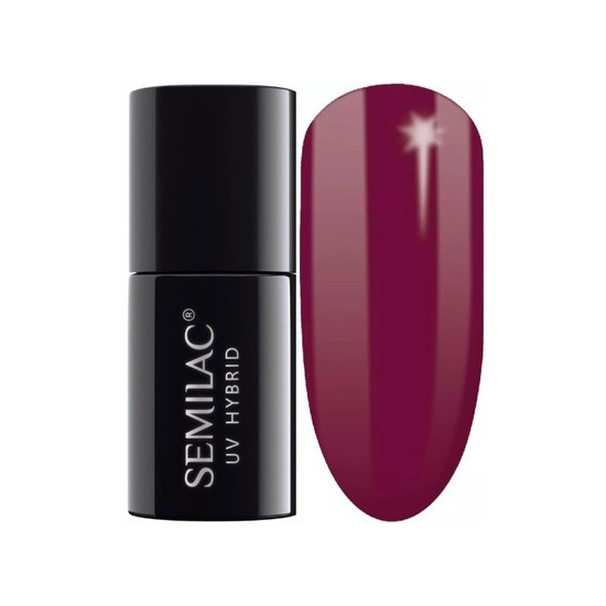 SEMILAC Lakier hybrydowy 028 Classic Wine - 7 ml
