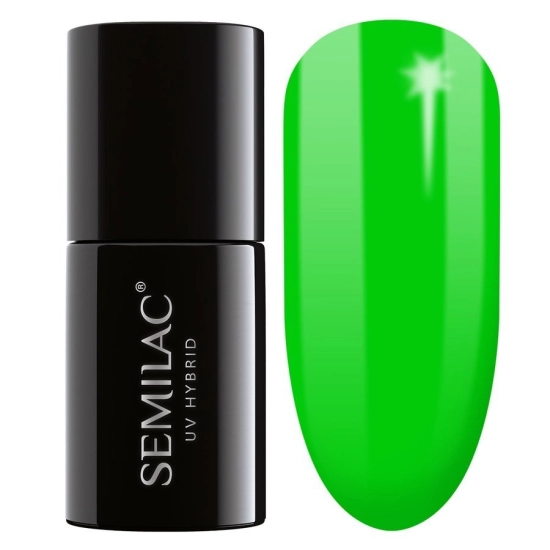 SEMILAC Lakier hybrydowy 041 Caribbean Green - 7 ml