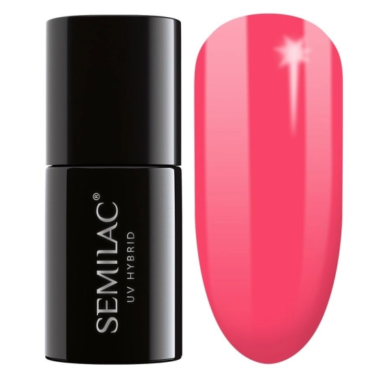 SEMILAC Lakier hybrydowy 043 Electric Pink - 7 ml