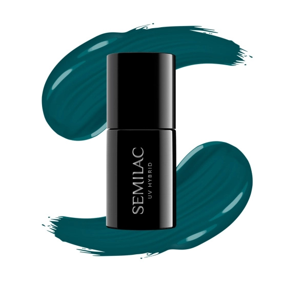 SEMILAC Lakier hybrydowy 074 Prussian Blue - 7 ml