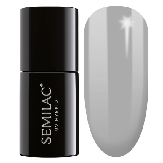 SEMILAC Lakier hybrydowy 105 Stylish Gray - 7 ml