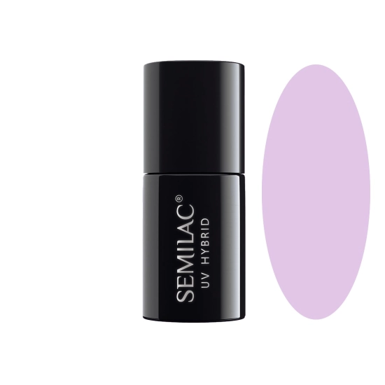 SEMILAC Lakier hybrydowy 145 Lila Story - 7 ml