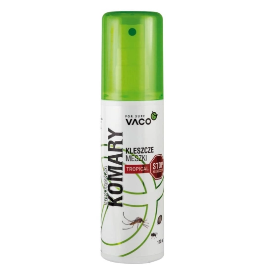 VACO Płyn na komary,kleszcze i meszki Tropical w atomizerze 100ml