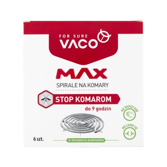 VACO MAX Spirale na komary - Stop Komarom  1op.-6szt