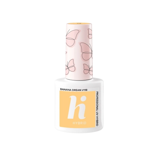 Hi Hybrid Lakier hybrydowy Butterfly #118 Banana Dream  5ml
