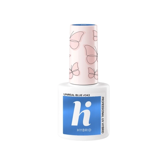 Hi Hybrid Lakier hybrydowy Butterfly #343 Unreal Blue  5ml