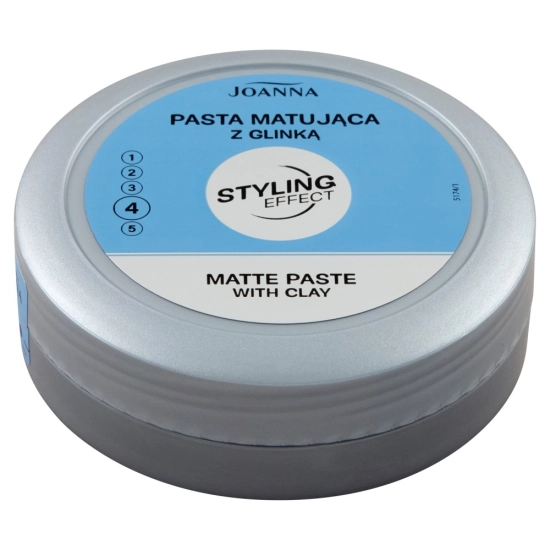 Joanna Styling Effect Pasta do włosów matująca z glinką - 100g