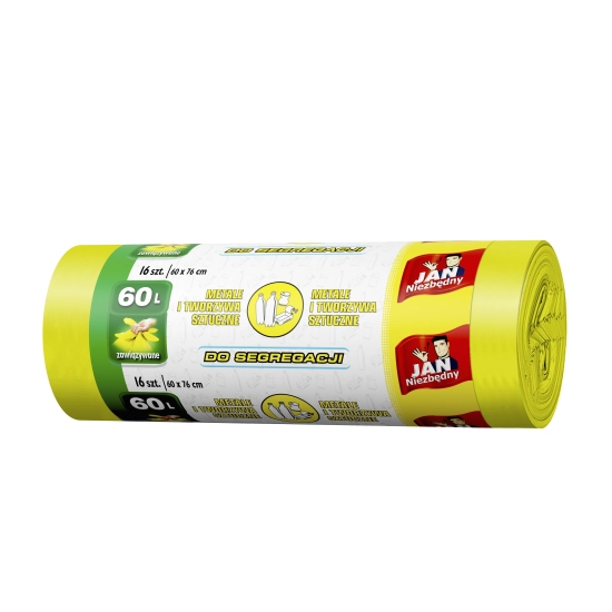 SAR JAN NZ Worki do segre.żółte 60l.16szt.&