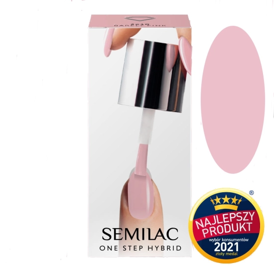 SEMILAC ONE STEP LAKIER S610 BARLEY PINK 5ML