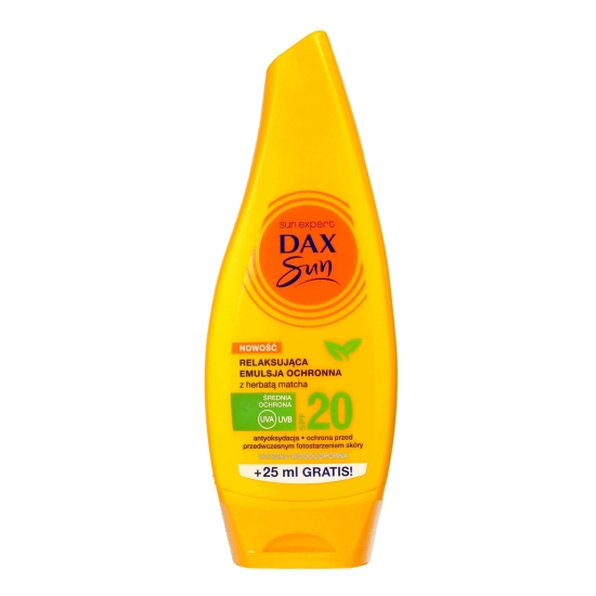 Dax Sun Relaksująca Emulsja ochronna z herbatą matcha SPF 20  175ml