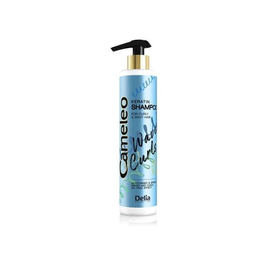 Delia Cosmetics Cameleo Fale Loki Szampon do włosów keratynowy 250ml