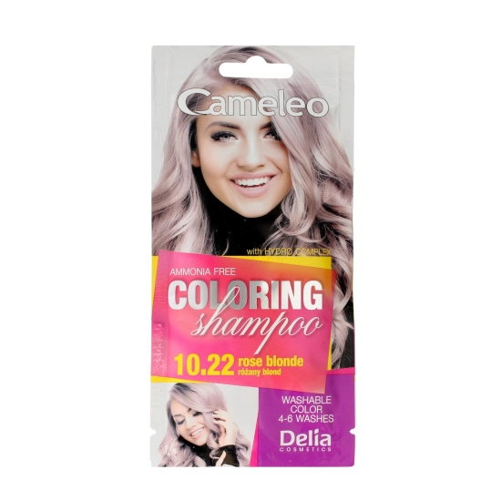 Delia Cosmetics Cameleo Szampon koloryzujący nr 10.22 Różany Blond  1szt