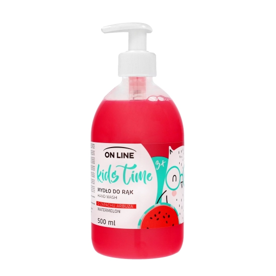 On Line Kids Time Mydło do rąk w płynie dla dzieci - zapach arbuza  500ml
