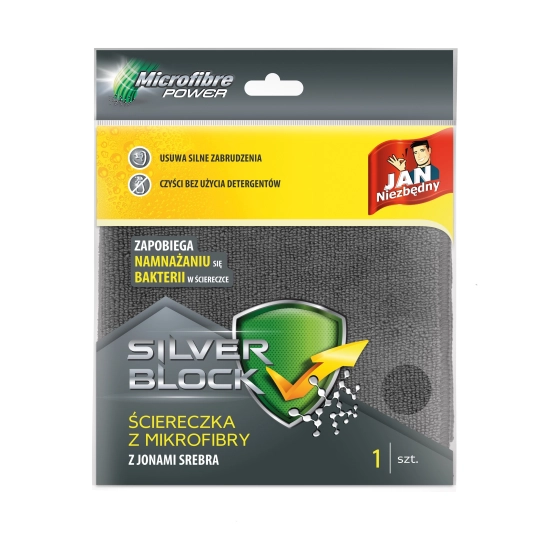 Sarantis Jan Niezbędny Silver Block Ściereczka z mikrofibry z jonami srebra  1szt
