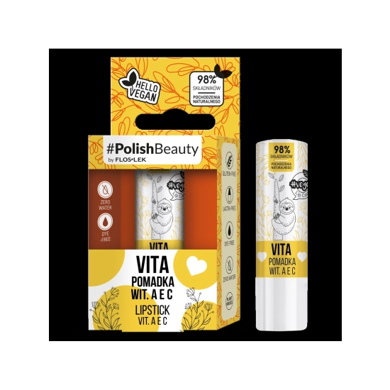 Floslek Lip Care Vege Pomadka ochronna do ust z witaminami A,E i C - Vita  1szt