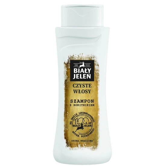 Biały Jeleń Retro Szampon do włosów z rokitnikiem - wrażliwa skóra głowy  300ml