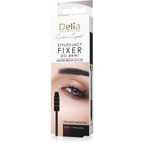Delia Cosmetics Eyebrow Expert Stylizujący Fixer do brwi - transparentny 11ml