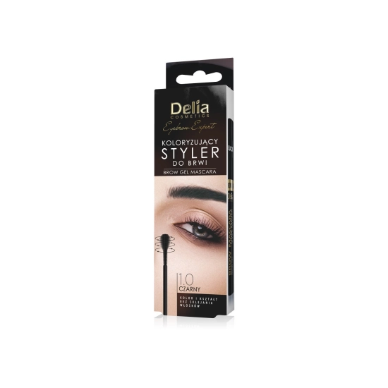 Delia Cosmetics Eyebrow Expert Koloryzujący Styler do brwi 1.0 czarny 11ml