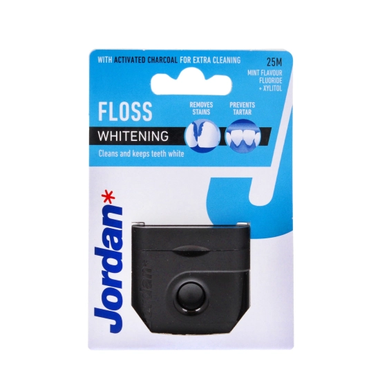Jordan Nici dentystyczne Floss Whitening 1op.-25m