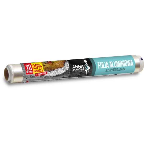 Anna Zaradna Folia aluminiowa 20%grubsza 20m rolka