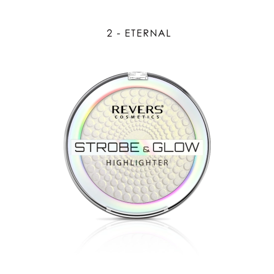 REVERS Puder rozświetlający STROBE & GLOW HIGHLIGHTER  02 Eternal 8 g