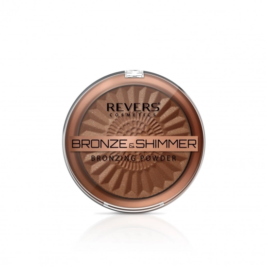 REVERS Puder brązująco – rozświetlający BRONZE & SHIMMER nr 2- 9 g