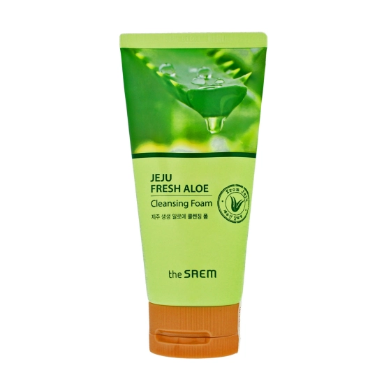 The SAEM Jeju Fresh Aloe Pianka oczyszczająca do twarzy 150g