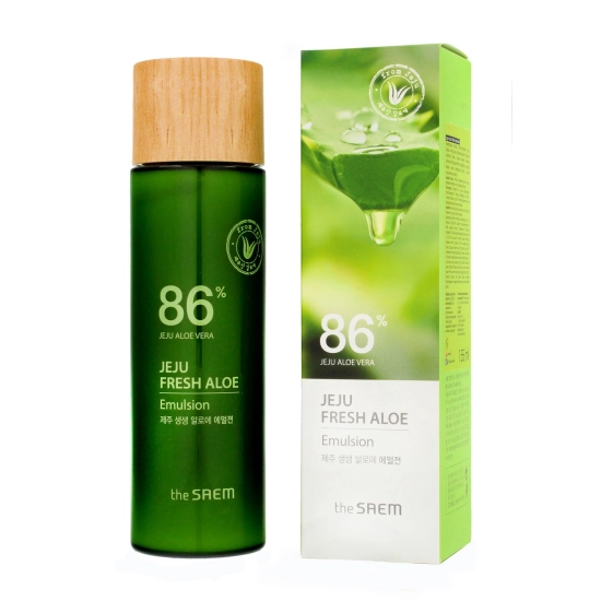 The SAEM Jeju Fresh Aloe 86% Emulsja do twarzy i ciała 155ml
