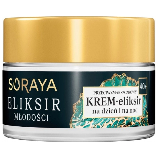 Soraya Eliksir Młodości 40+ Przeciwzmarszczkowy Krem-eliksir na dzień i noc 50ml