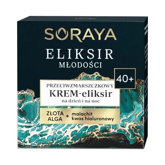 Soraya Eliksir Młodości 40+ Przeciwzmarszczkowy Krem-eliksir na dzień i noc 50ml
