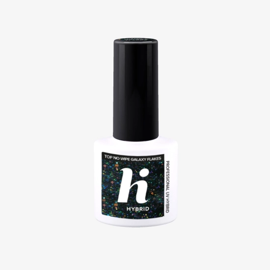 Hi Hybrid Top No Wipe Galaxy Flakes do lakieru hybrydowego - 5ml