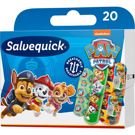 Salvequick Plastry opatrunkowe dla dzieci Paw Patrol 1op.-20szt