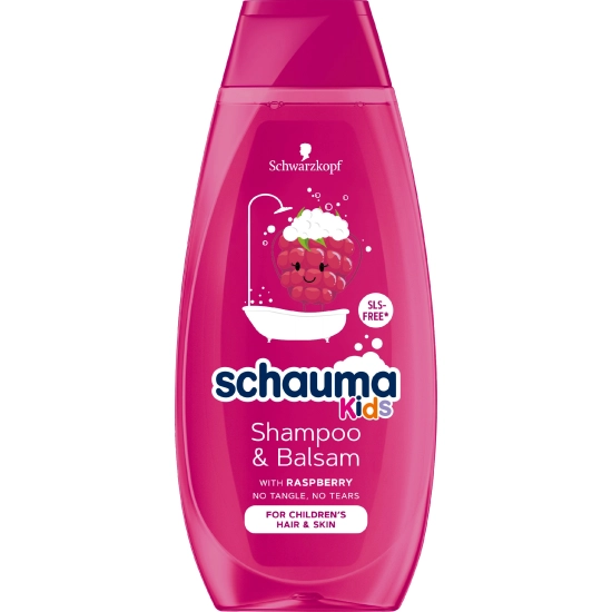 Schwarzkopf Schauma Kids Szampon i Żel pod prysznic 2w1 dla dziewczynek - Raspberry 400ml