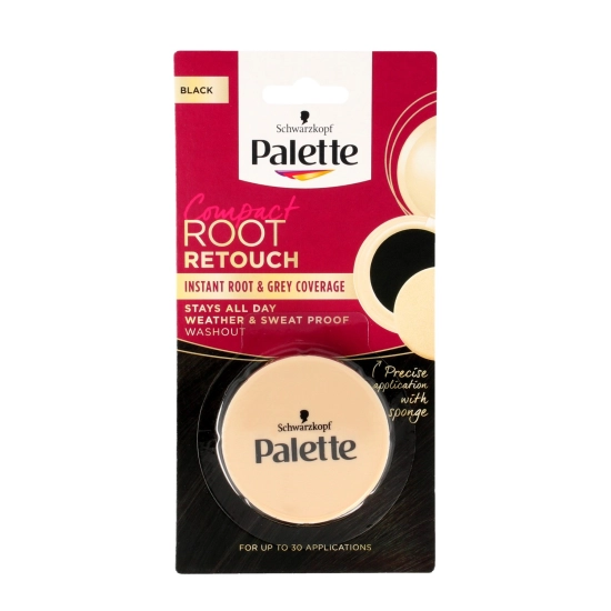 Palette Root Retouch Kompaktowy Korektor do retuszu odrostów - Czerń  3g