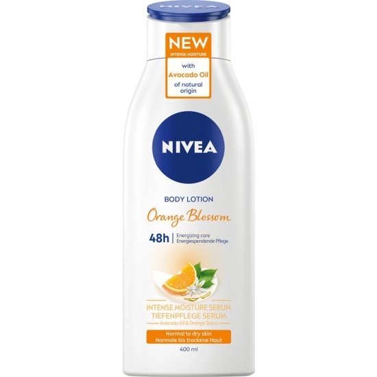 Nivea Body Energizująco Nawilżający Balsam do ciała Orange Blossom 48H do skóry normalnej i suchej 400ml
