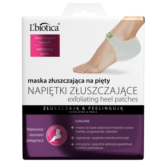 L`BIOTICA Maska STOPY NAPIETKI Zluszczajace 18g