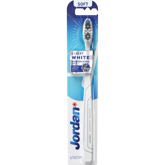 Jordan Szczoteczka do zębów Expert White - soft - mix kolorów 1szt