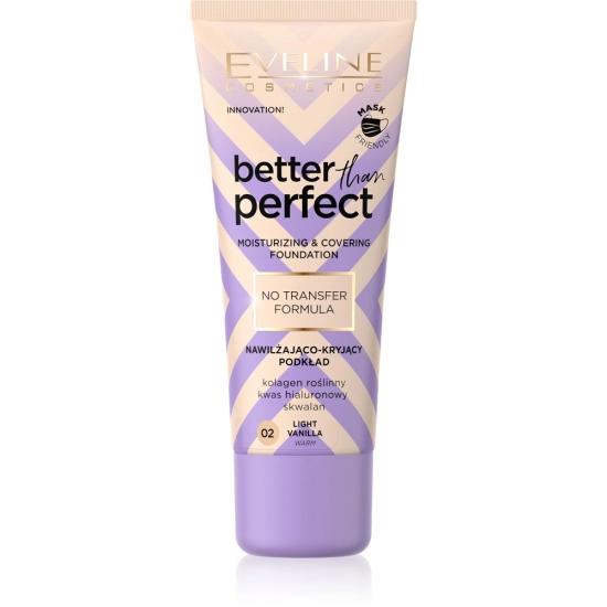 Eveline Better Than Perfect Podkład nawilżająco-kryjący nr 02 Light Vanilla 30ml