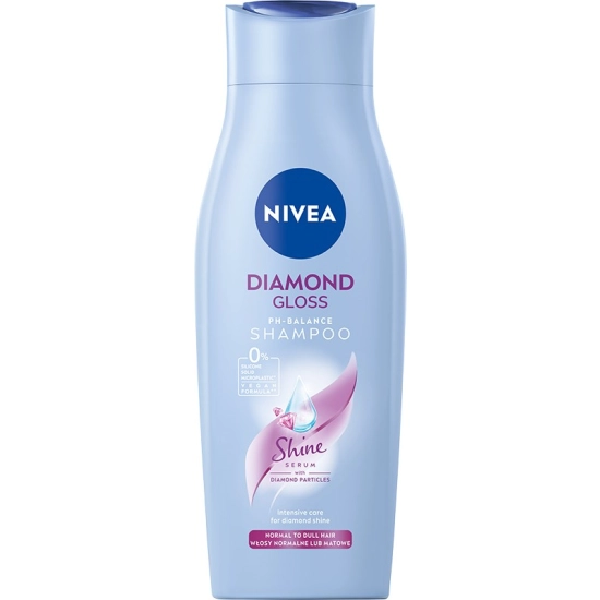 Nivea Szampon do włosów normalnych i matowych Diamond Gloss 400ml