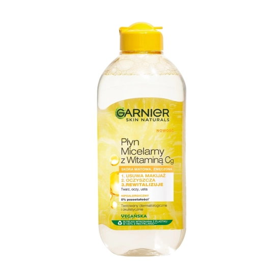 Garnier Skin Naturals Vitamin C Płyn micelarny Witamina Cg - do skóry matowej i zmęczonej 400ml