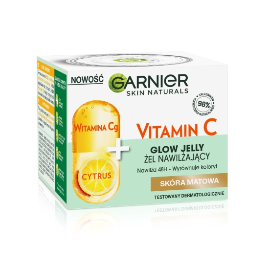 Garnier Skin Naturals Vitamin C Żel nawilżający Witamina Cg + Cytrus - do skóry matowej 50ml