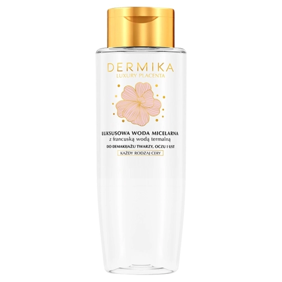 Dermika Luxury Placenta Luksusowa Woda micelarna z francuską wodą termalną 400ml